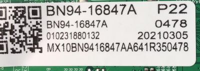 KIT DE TARJETAS PARA TV SAMSUNG / MAIN BN94-16881D / BN41-02854A / BN97-18283J / FUENTE BN44-01131A / L65SB9NB_AHS / BN4401131A / LED DRIVER BN94-16847A / BN41-02851A / BN97-18200A / PANEL CY-TA065JMAV1H / DISPLAY T650MVR04.4 / MODELO QN65QN800AFXZA AB02 - Imagen 6